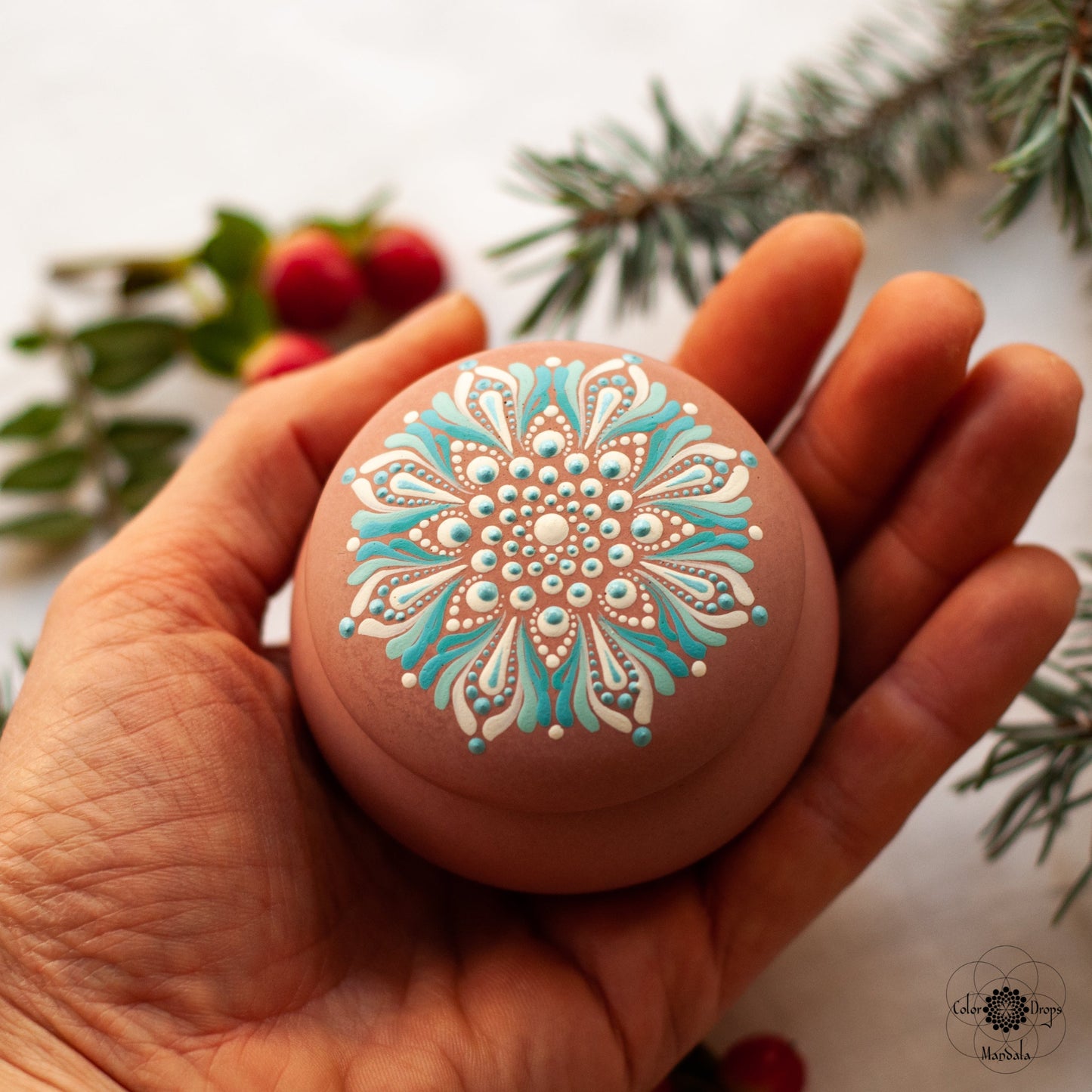 Lumânare parfumată în vas din beton - Freash Cofee