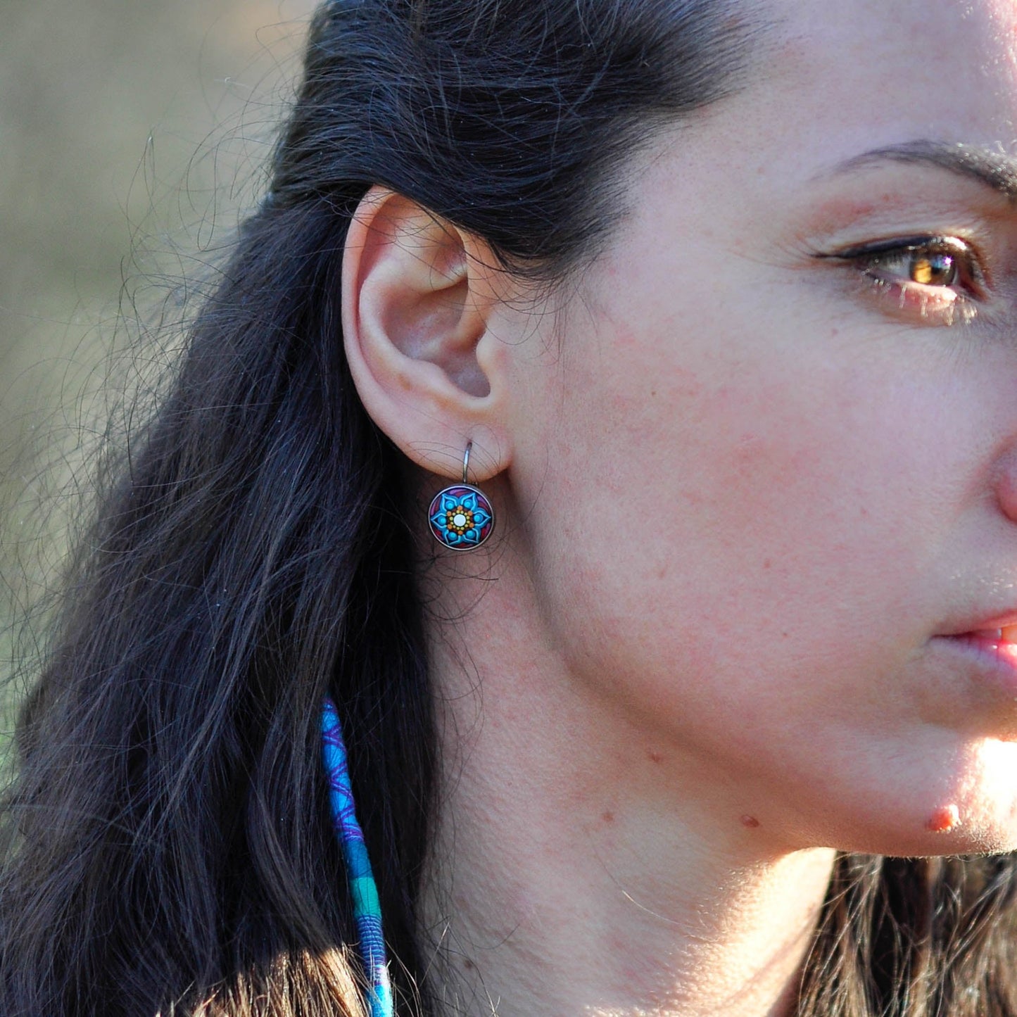 Cercei Mini cu tortiță "Follow the sun"