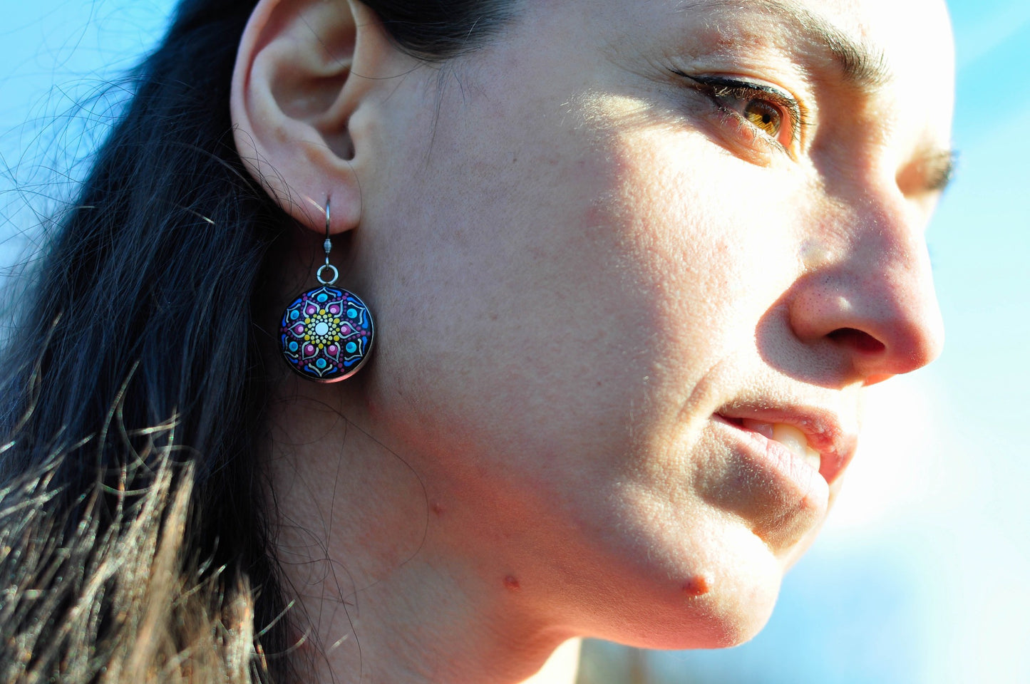 Cercei Mandala "Cherry blossom”