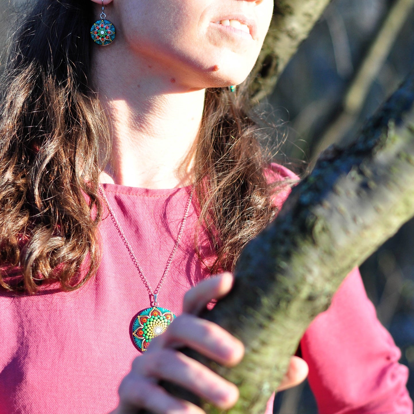 Pandantiv Mandala “Nature’s call”