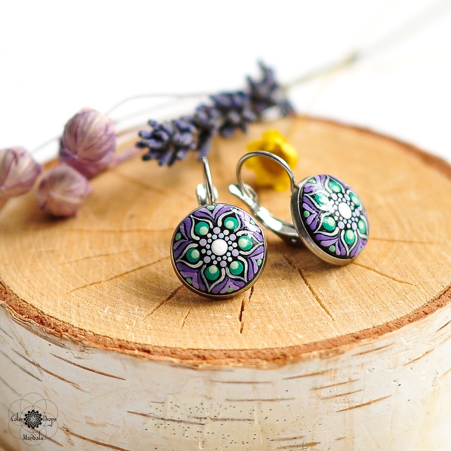 Cercei Mini cu tortiță “Iris”