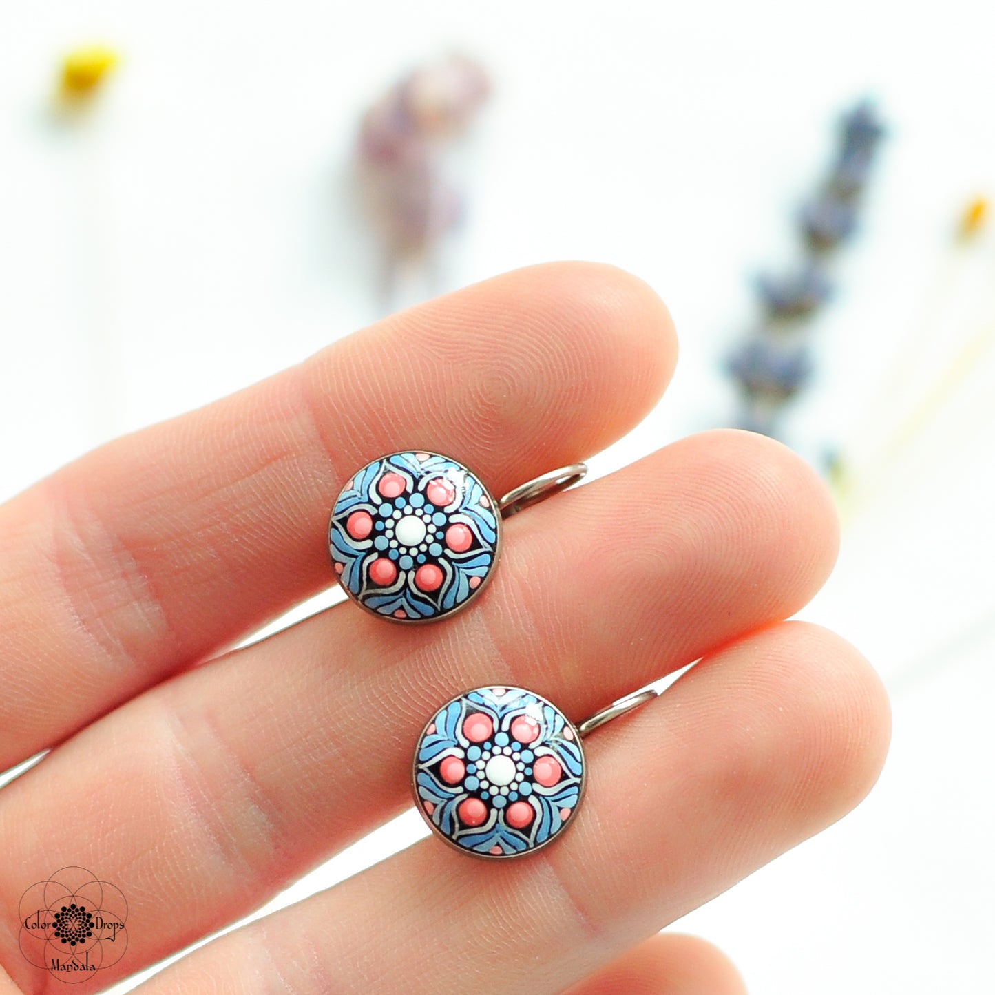 Cercei Mini cu tortiță “Dahlia”