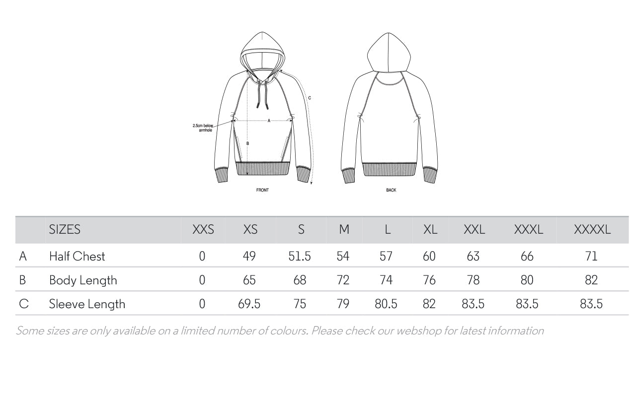 Hanorac unisex cu buzunare laterale "Deep Waters"