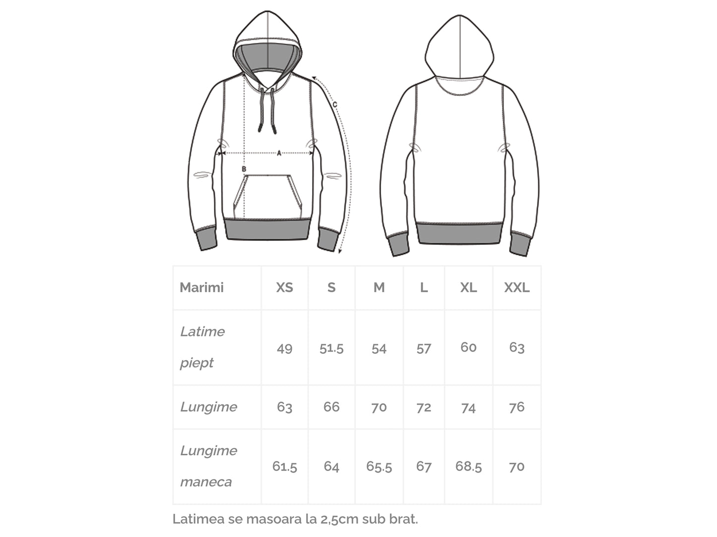 Hanorac unisex cu buzunar tip marsupiu "Reverie"