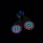 Load image into Gallery viewer, Cercei mandala &quot;Neon Vibes&quot; - Roz &amp; Albastru
