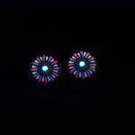 Load image into Gallery viewer, Cercei Mandala &quot;Neon magic&quot; - Roz &amp; Albastru
