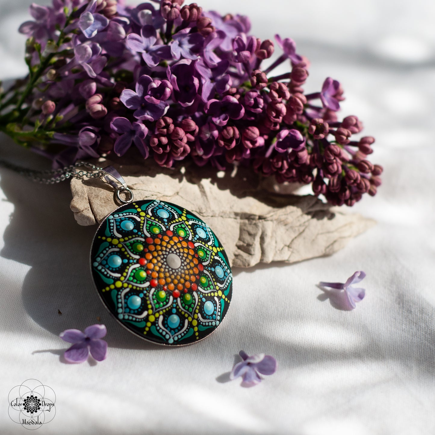 Colier Mandala "In Bloom"