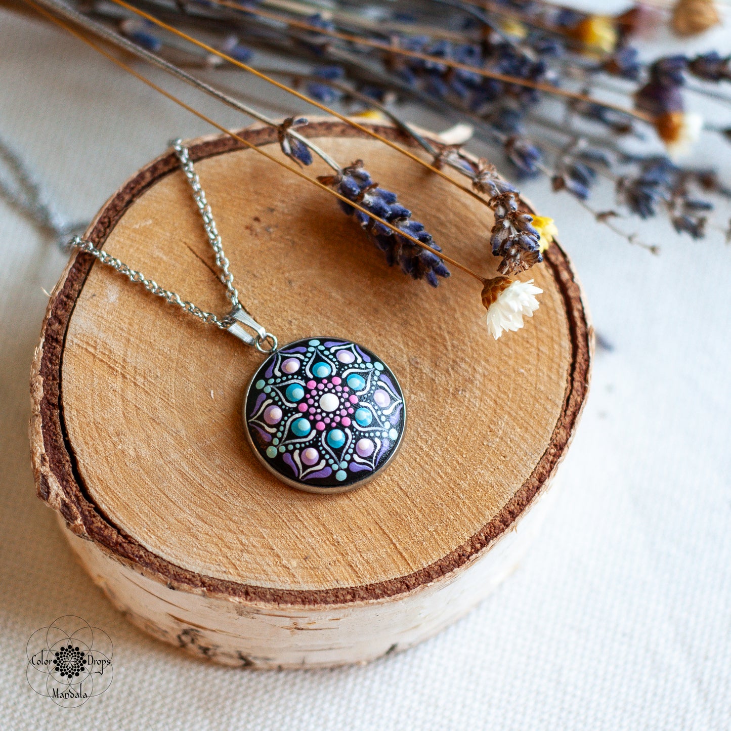 Colier Mandala MINI "Primrose"