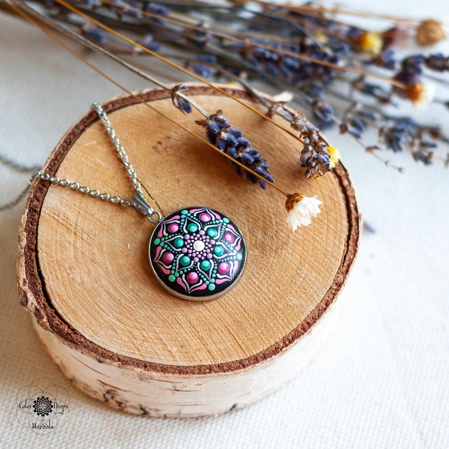 Colier Mandala MINI "Hyacinth"