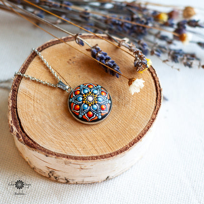 Colier Mandala MINI "Soothing sun"