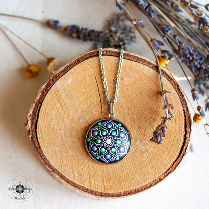 Colier Mandala MINI "Tulips bouquet"