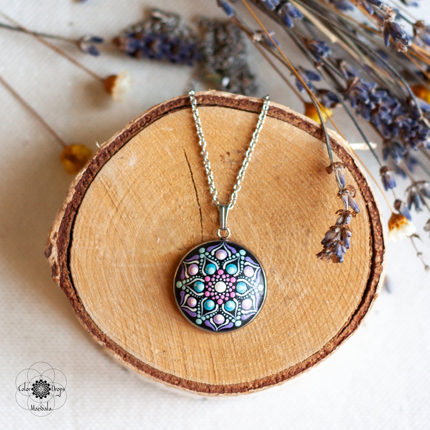 Colier Mandala MINI "Primrose"