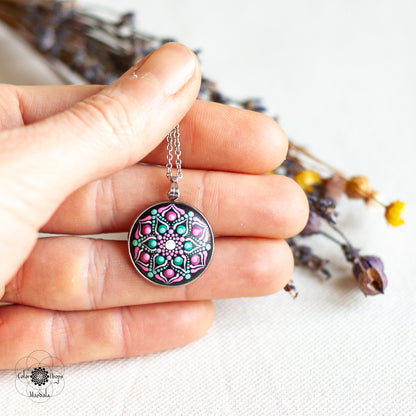 Colier Mandala MINI "Hyacinth"
