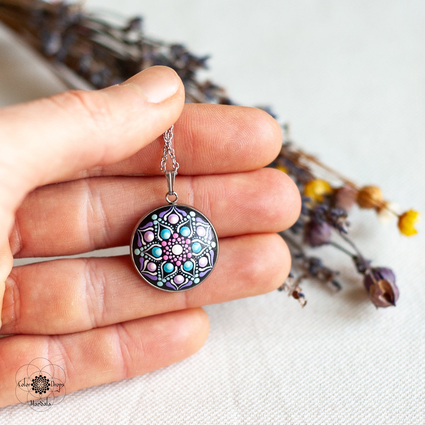 Colier Mandala MINI "Primrose"