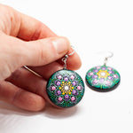 Load image into Gallery viewer, &quot;Pink Delight&quot; Mandala Earrings

