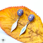 Load image into Gallery viewer, &quot;Sweet Plum&quot; Mandala Earrings
