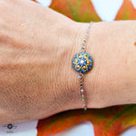 Load image into Gallery viewer, Ripe Grapes Mandala Bracelet
