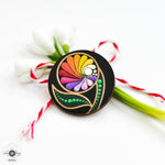 Load image into Gallery viewer, Brooch type martisor - Peony at sunrise
