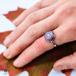 Load image into Gallery viewer, &quot;Sweet Plum&quot; Mandala Ring
