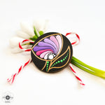 Load image into Gallery viewer, Brooch-type martisor - Tulip at noon
