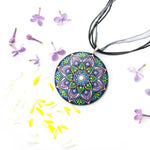 Load image into Gallery viewer, &quot;Purple Sensation&quot; Mandala Pendant
