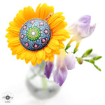 Load image into Gallery viewer, &quot;Forget-me-not&quot; Mandala Pendant
