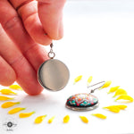 Load image into Gallery viewer, &quot;Cherry blossom&quot; Mandala Earrings
