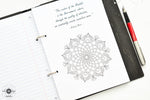Load image into Gallery viewer, &quot;Dream Catcher&quot; hand-painted refillable diary
