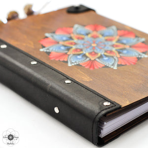 "Beyond everything" hand-painted rechargeable diary