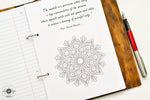 Load image into Gallery viewer, &quot;Free spirit&quot; hand-painted refillable diary
