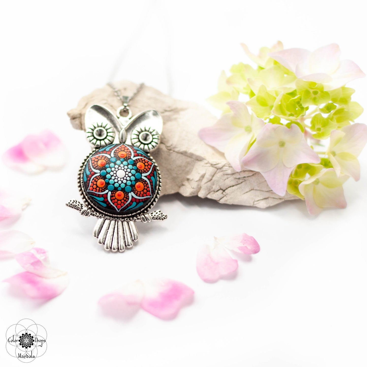 Colier Mandala "Creative Owl"