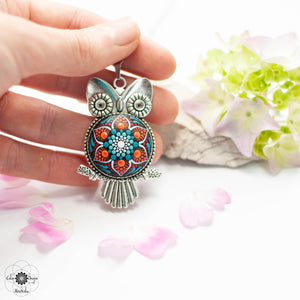 <tc>Mandala Necklace "Creative Owl"</tc>
