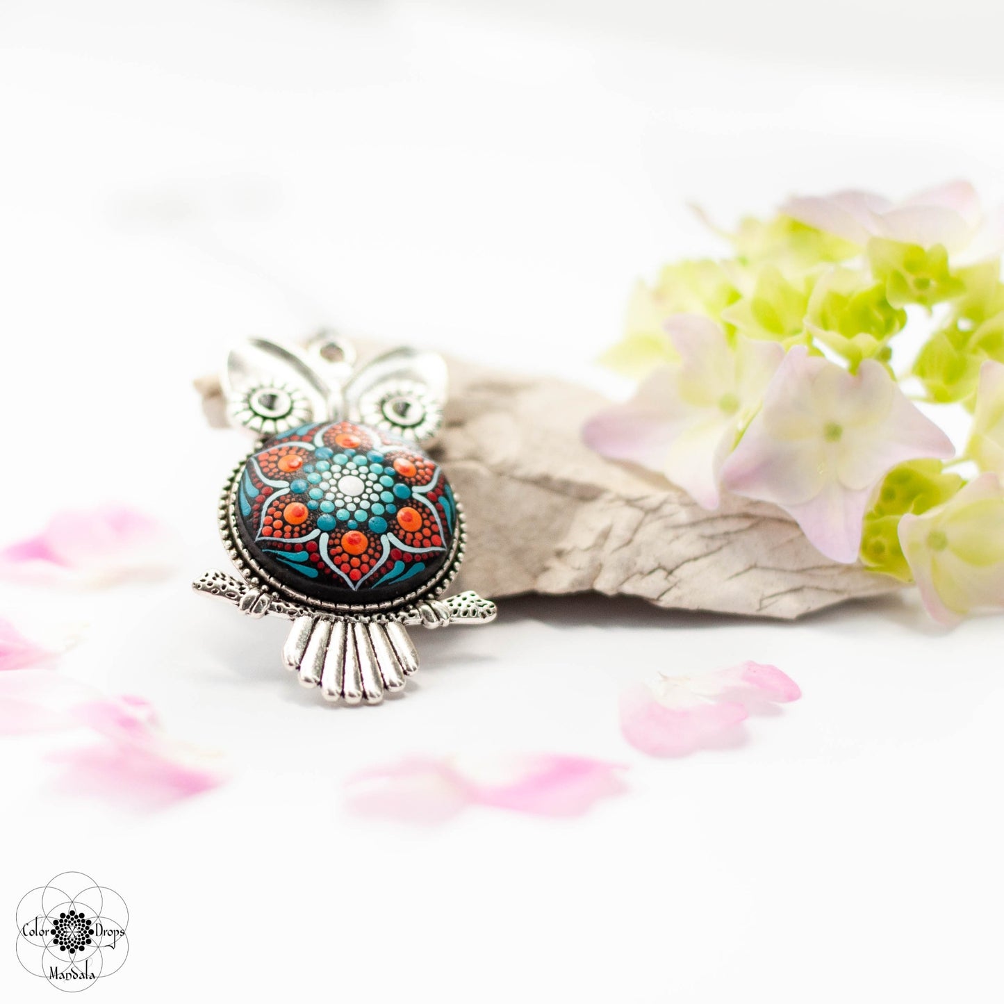 Colier Mandala "Creative Owl"