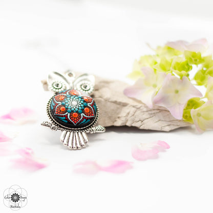 Colier Mandala "Creative Owl"