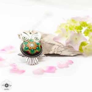 <tc>Mandala Necklace "Passionate Owl"</tc>