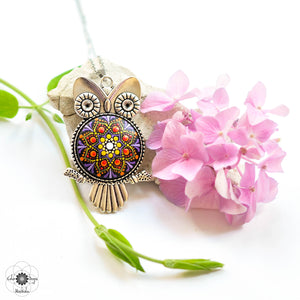 <tc>Mandala Necklace "Magic Owl"</tc>