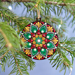 Glob Mandala "O Christmas Tree!" Green