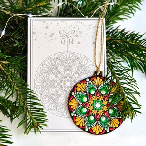 Glob Mandala "O Christmas Tree!" Green