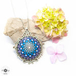 Load image into Gallery viewer, &quot;Royal Blue&quot; Mandala Pendant
