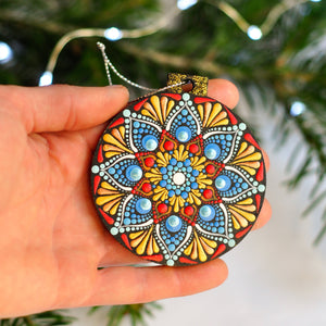 Glob Mandala "O Christmas Tree!" Blue
