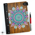 Load image into Gallery viewer, &quot;Free spirit&quot; hand-painted refillable diary

