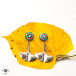 Load image into Gallery viewer, Mandala Earrings &quot;Green Pears&quot;
