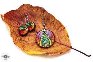 "Nature's trick or treat" jewelry set