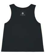 Load image into Gallery viewer, Sleeveless t-shirt, black and white - Determination

