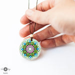 Load image into Gallery viewer, Inner peace Mandala pendant
