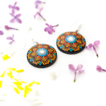 Load image into Gallery viewer, &quot;Grunder Aster&quot; Mandala Earrings
