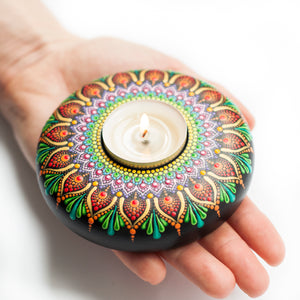"7 Chakras" candle holder