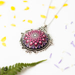 Load image into Gallery viewer, &quot;Royal Pink&quot; Mandala Pendant
